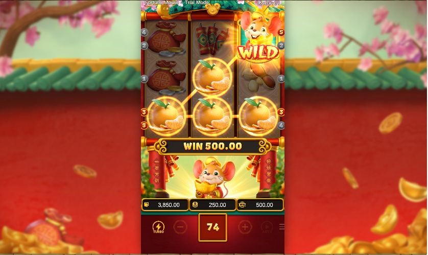 PG slot เกมสล็อต ชื่อเกม : Fortune Mouse (หนูทองคำ)